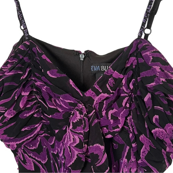 Vintage Y2K Beaded Mini Dress - Picture 2 of 4